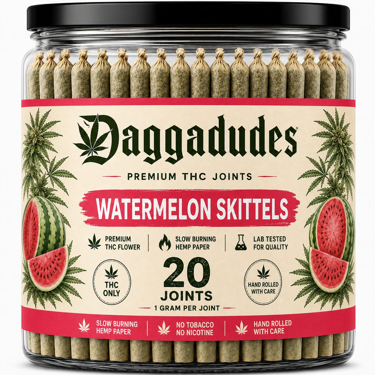 Hybrid - Watermelon Skittles Indoor Bud (20g) Glass Jar