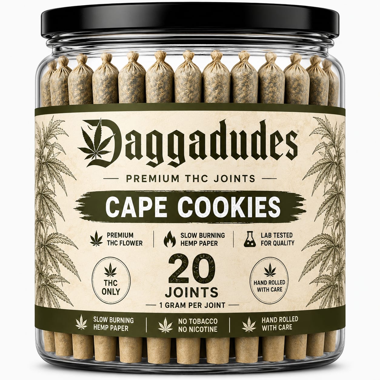 Hybrid - Cape Cookies Greenhouse Bud (20g) Glass Jar