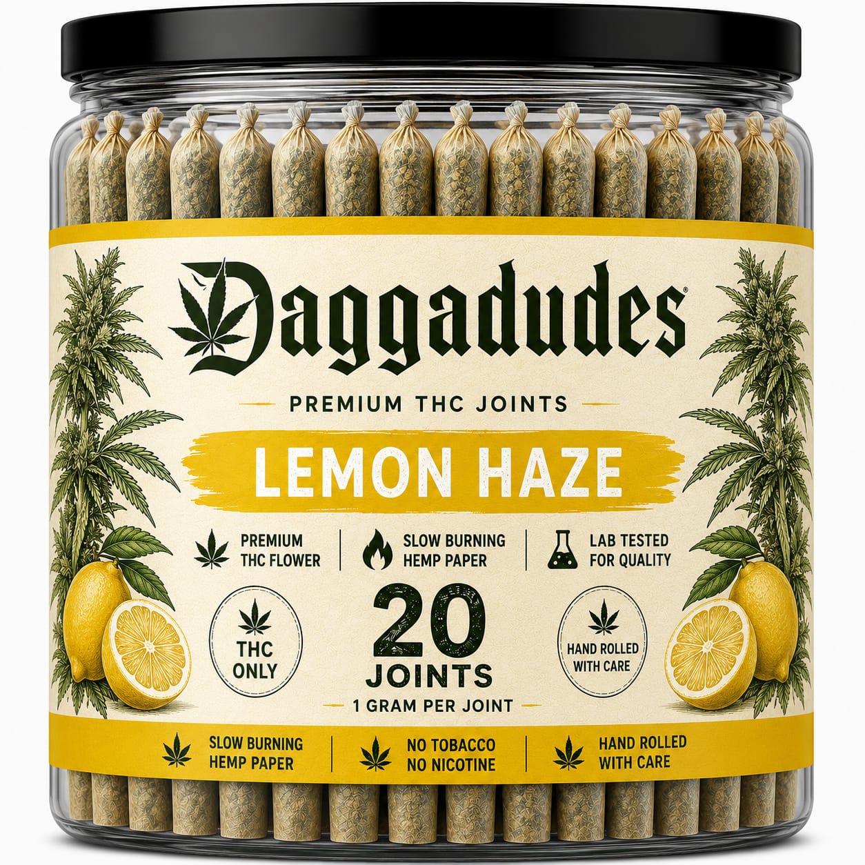Sativa - Lemon Haze Outdoor Bud (20g) Glass Jar