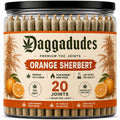 Indica - Orange Sherbet Outdoor Bud (20g) Glass Jar